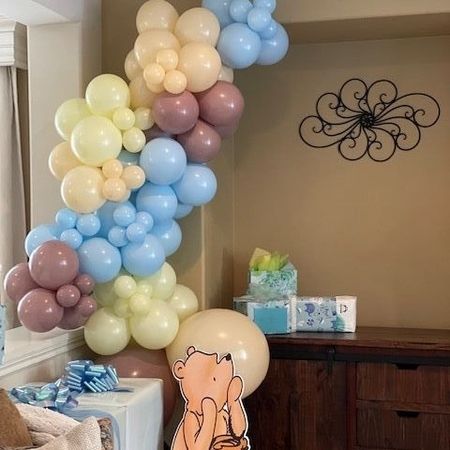 Backdrop and Balloons