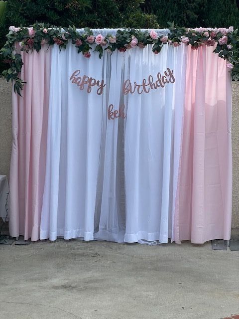Custom drape backdrops