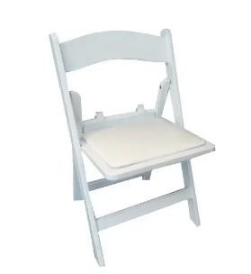 Children's resin padded folding chair